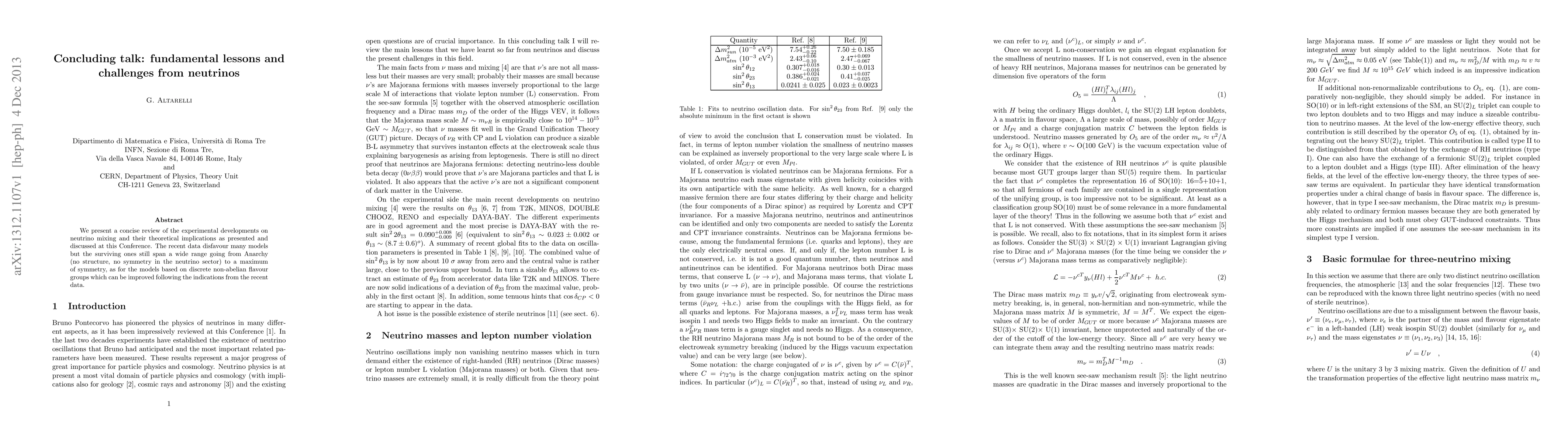 Thumbnail for Concluding talk: fundamental lessons and challenges from neutrinos