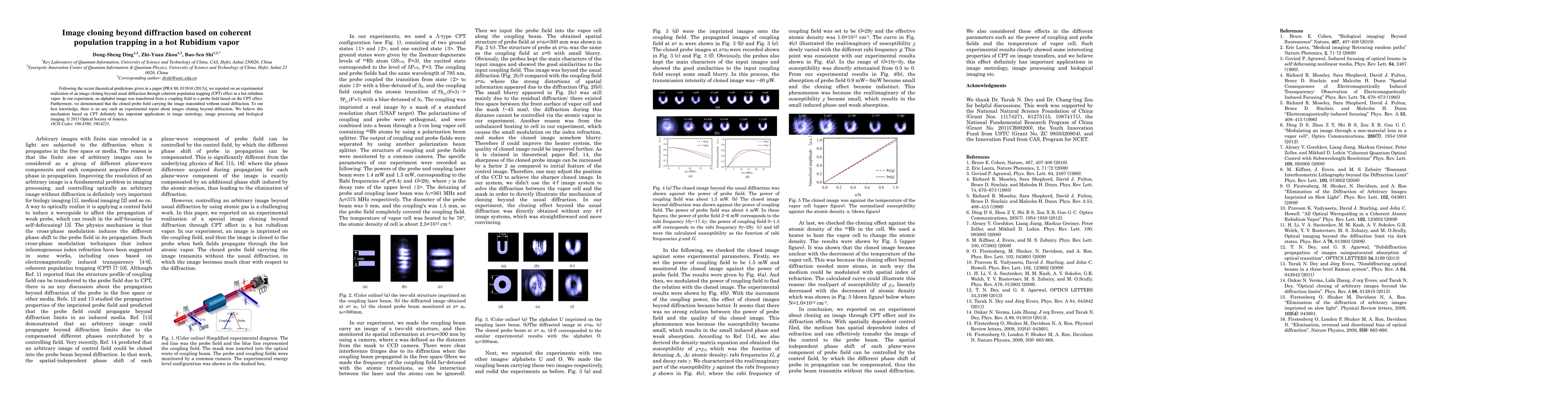 Thumbnail for Image cloning beyond diffraction based on coherent population trapping
  in a hot Rubidium vapor