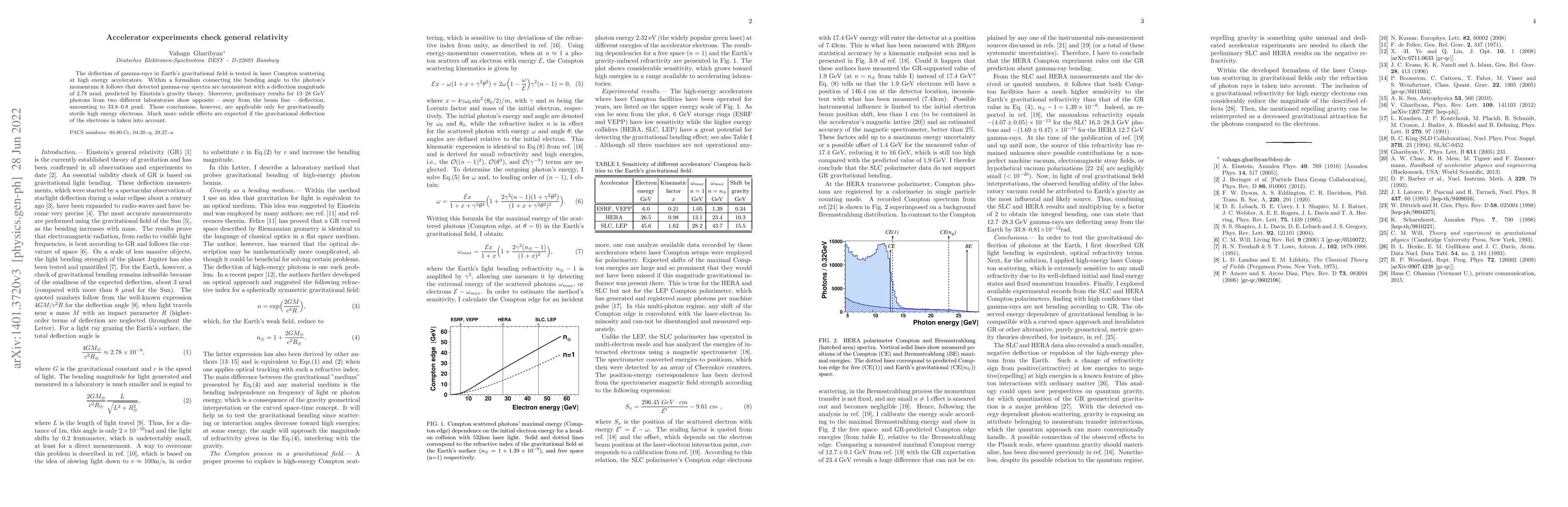 Thumbnail for Accelerator experiments check general relativity