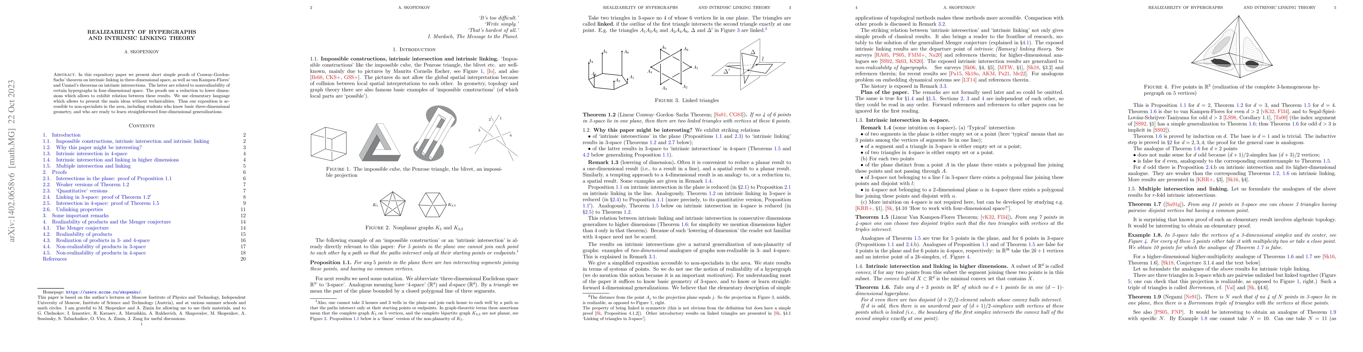 Thumbnail for Realizability of hypergraphs and intrinsic link theory