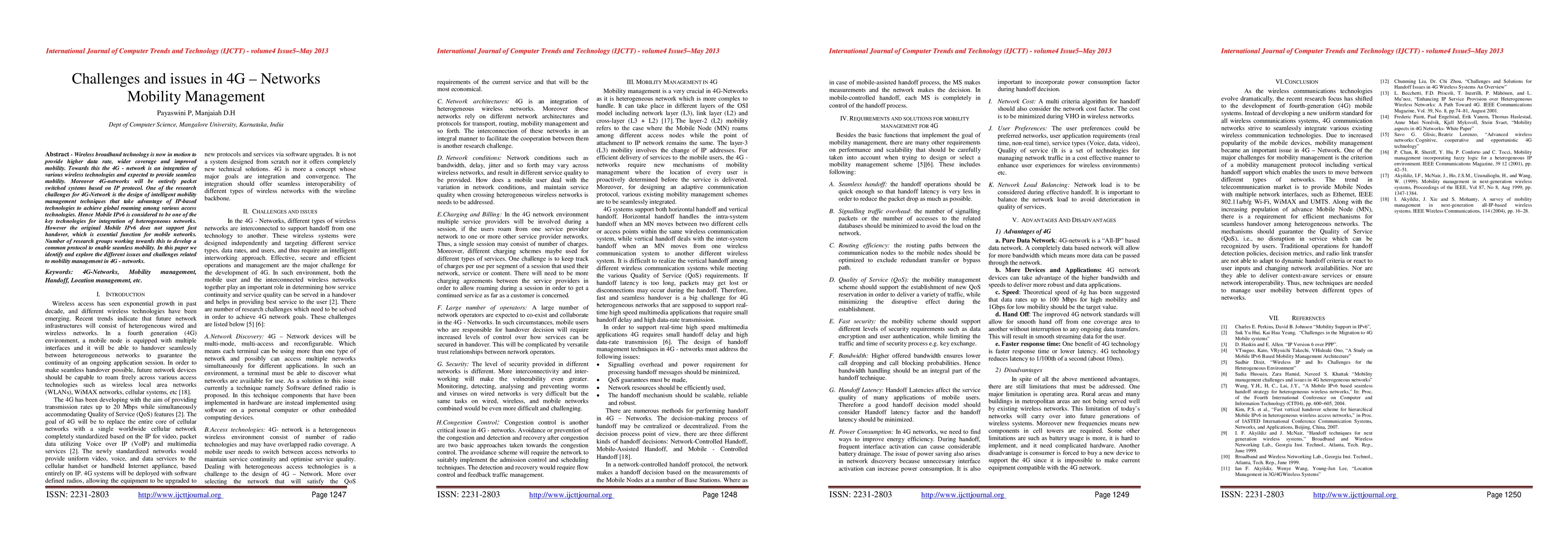 Thumbnail for Challenges and issues in 4G Networks Mobility Management