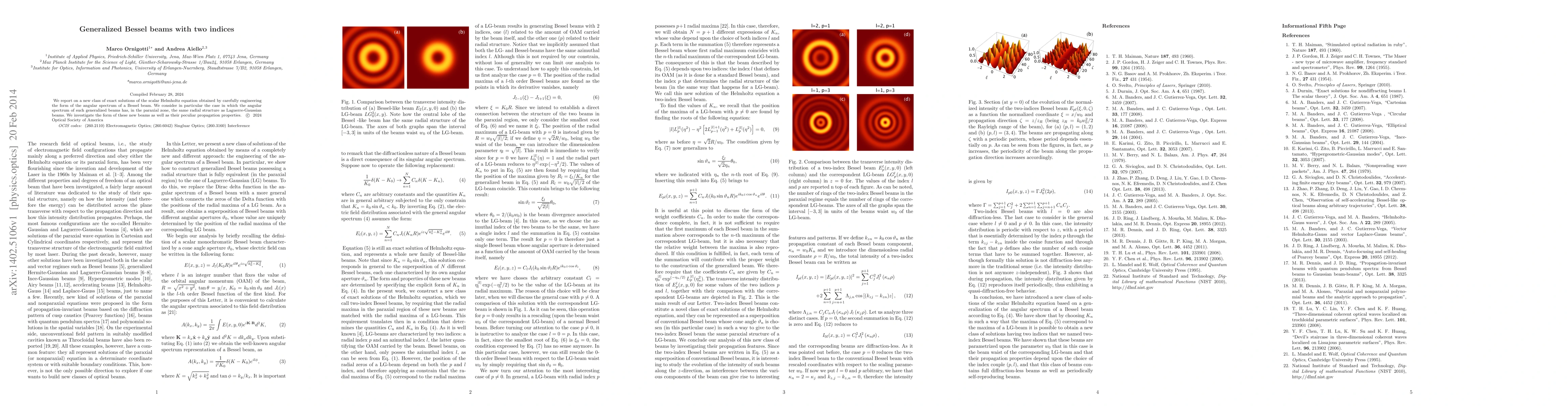 Thumbnail for Generalized Bessel beams with two indices