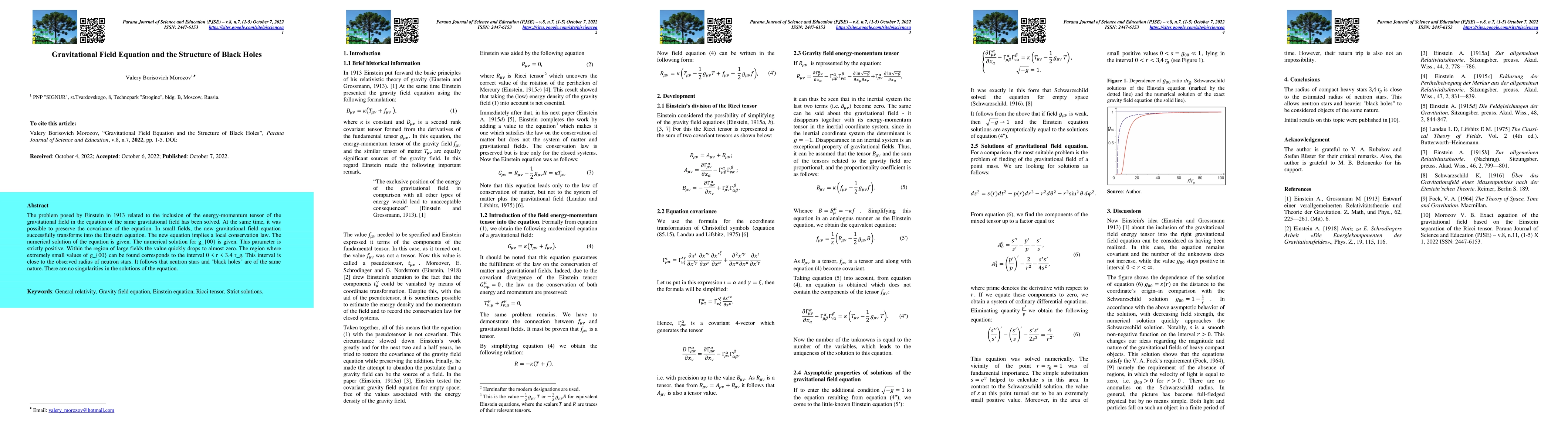 Thumbnail for Gravitational Field Equation and the Structure of Black Holes