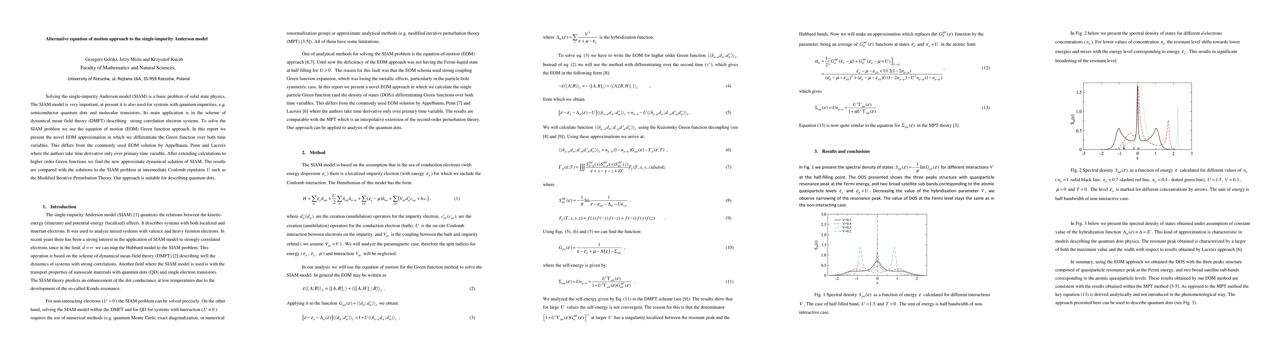 Thumbnail for Alternative equation of motion approach to the single-impurity Anderson
  model