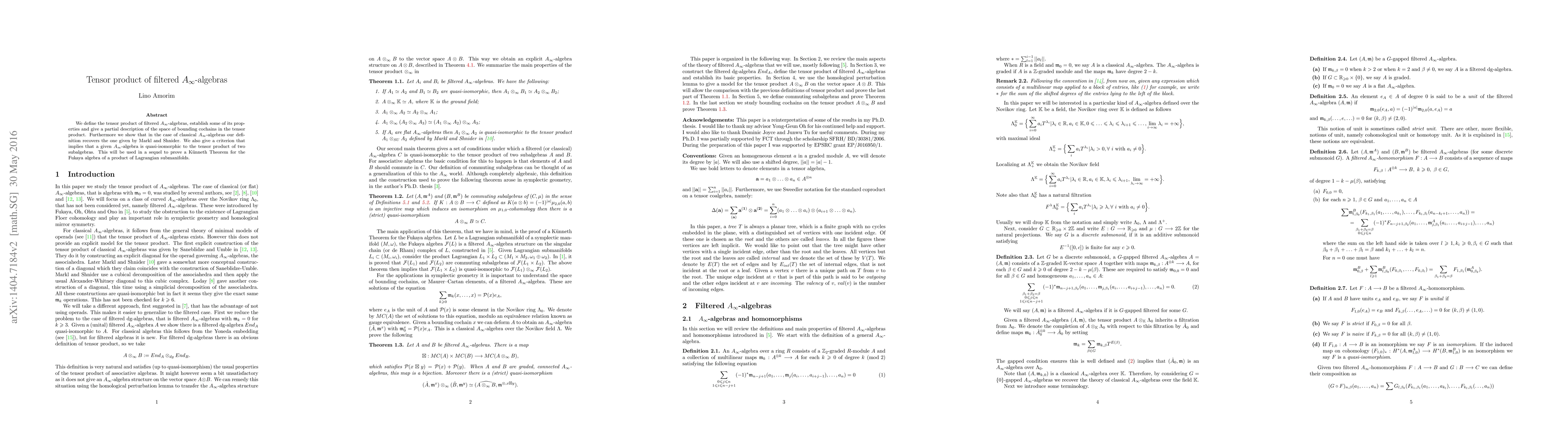 Thumbnail for Tensor product of filtered $A_\infty$-algebras