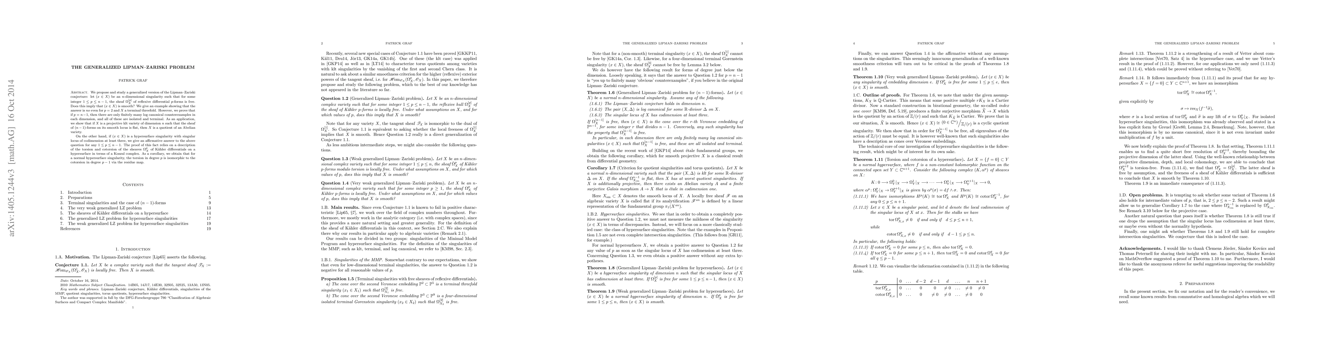 Thumbnail for The generalized Lipman-Zariski problem