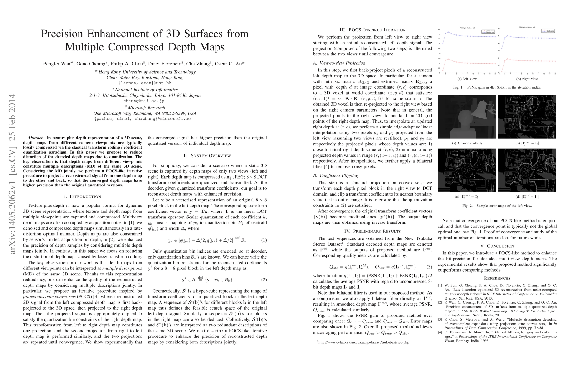 Thumbnail for Precision Enhancement of 3D Surfaces from Multiple Compressed Depth Maps