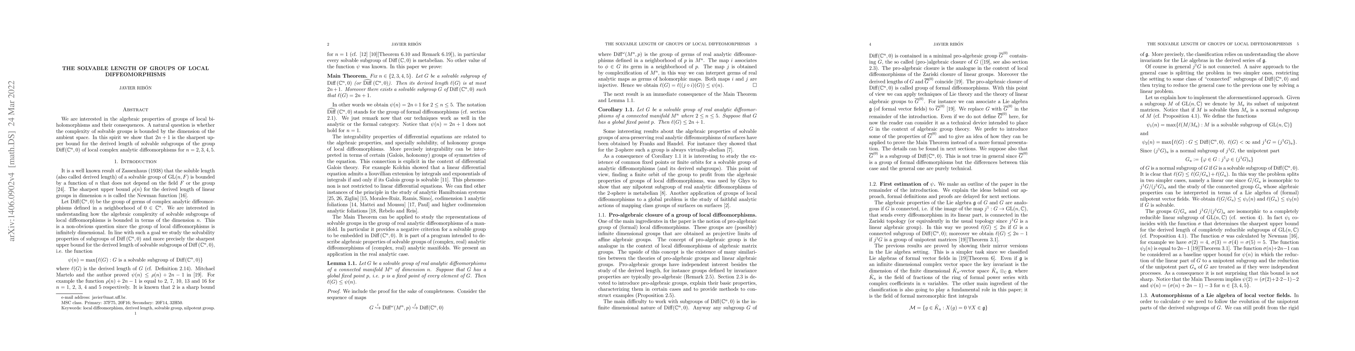 Thumbnail for The solvable length of groups of local diffeomorphisms