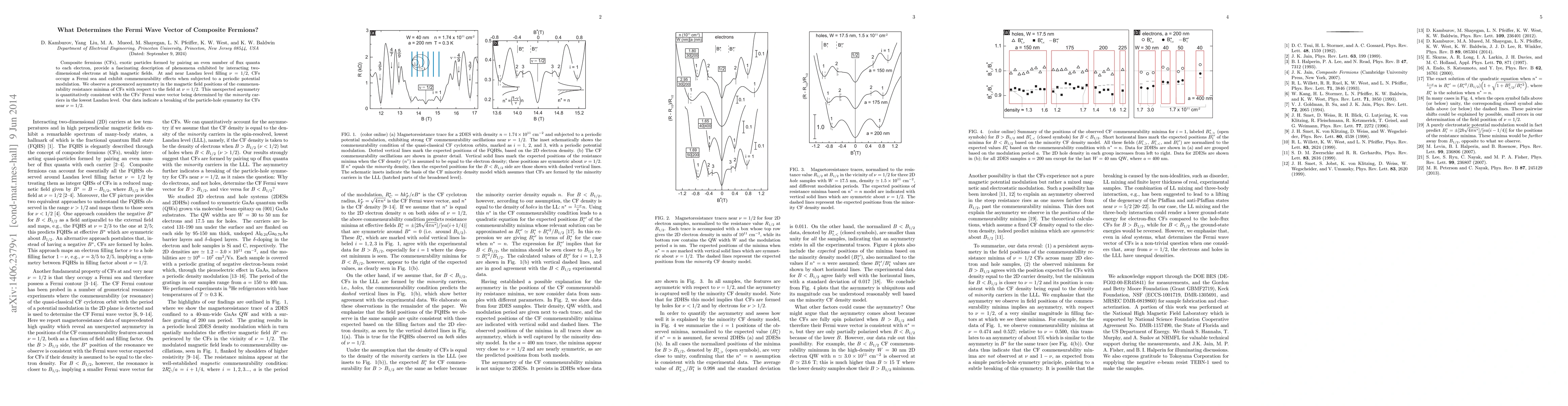 Thumbnail for What Determines the Fermi Wave Vector of Composite Fermions?