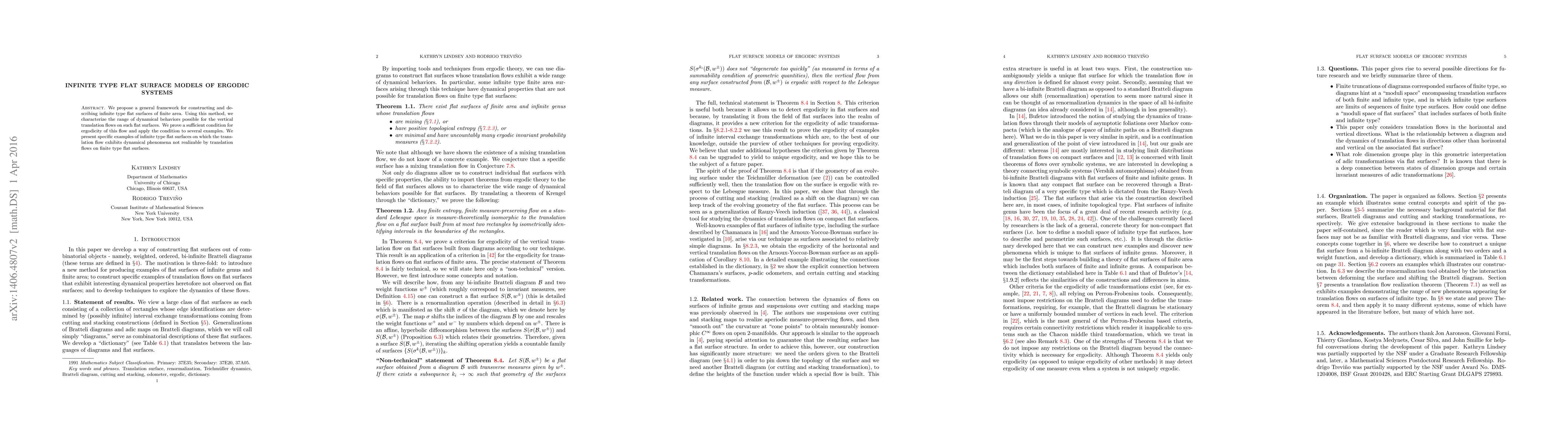 Thumbnail for Flat surface models of ergodic systems