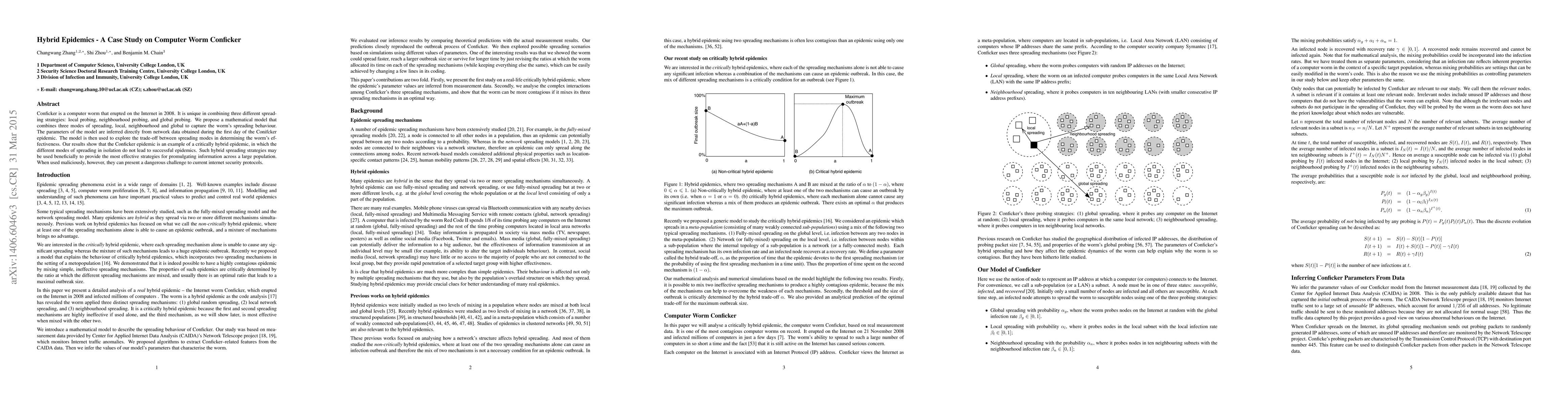 Thumbnail for Hybrid Epidemics - A Case Study on Computer Worm Conficker