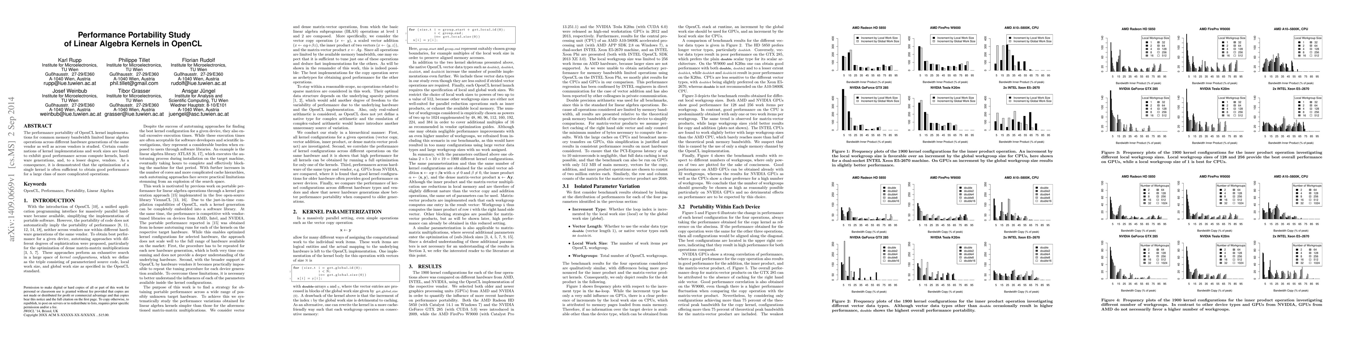 Thumbnail for Performance Portability Study of Linear Algebra Kernels in OpenCL