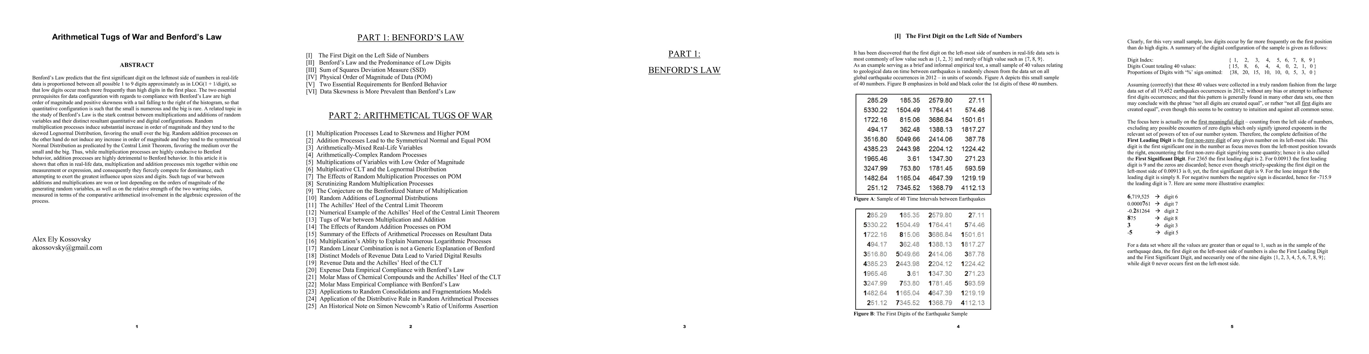 Thumbnail for Arithmetical Tugs of War and Benford's Law