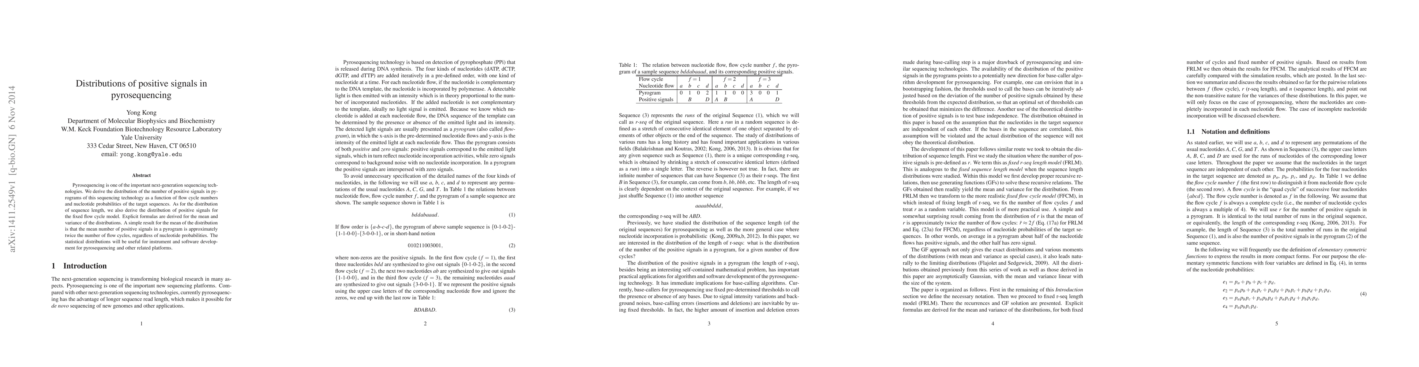 Thumbnail for Distributions of positive signals in pyrosequencing