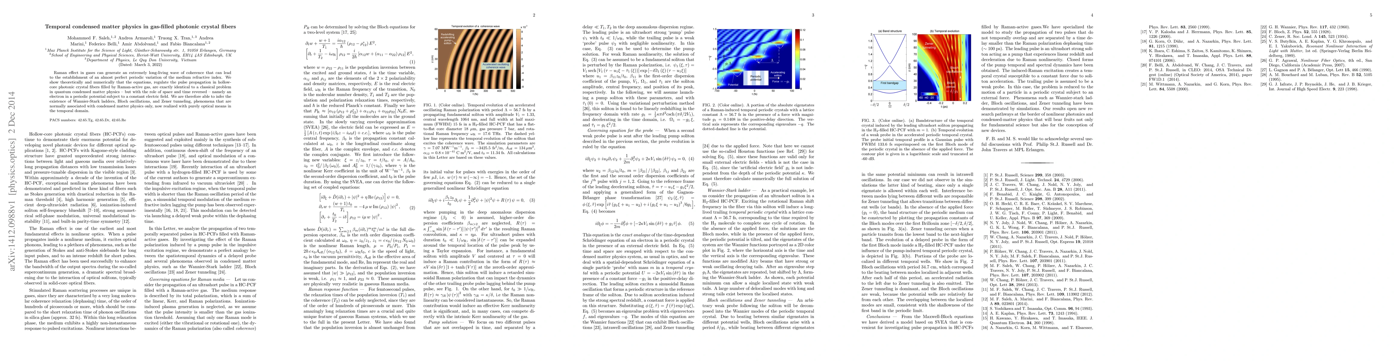 Thumbnail for Temporal condensed matter physics in gas-filled photonic crystal fibers