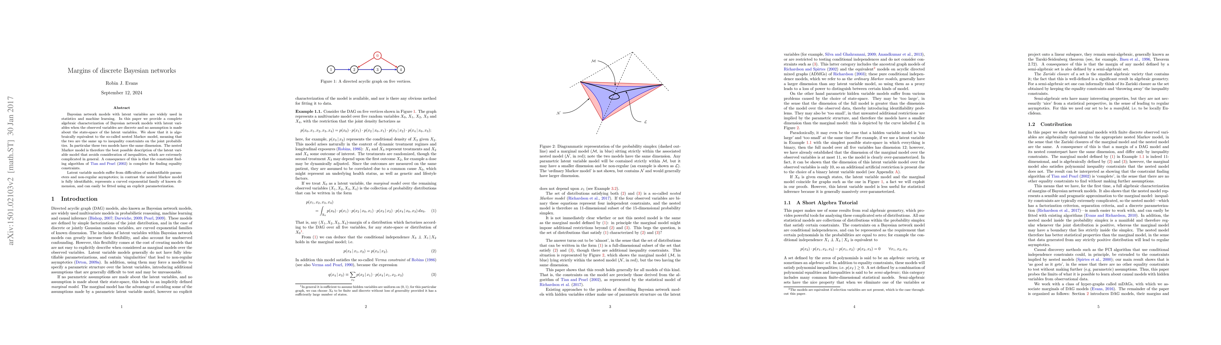 Thumbnail for Margins of discrete Bayesian networks