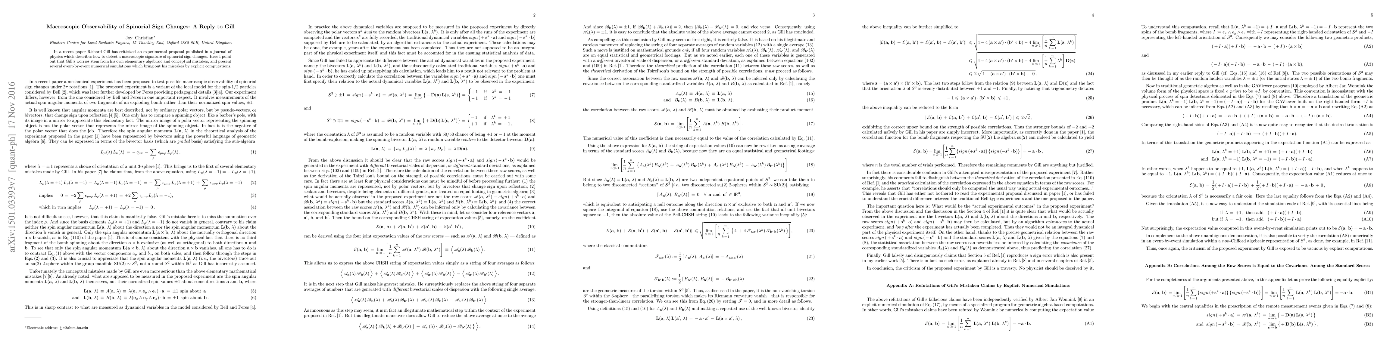 Thumbnail for Macroscopic Observability of Fermionic Sign Changes: A Reply to Gill