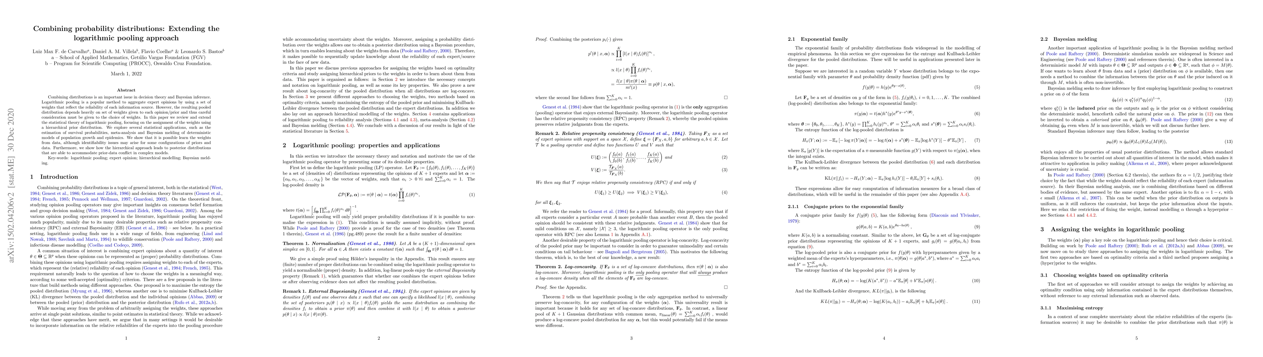 Thumbnail for Combining probability distributions: Extending the logarithmic pooling
  approach