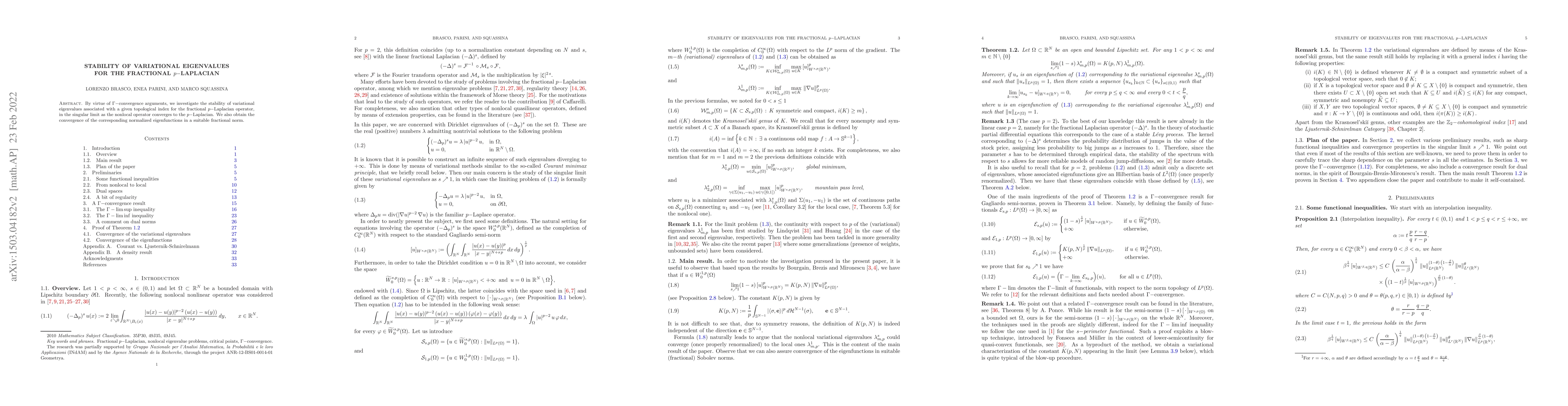Thumbnail for Stability of variational eigenvalues for the fractional p-Laplacian