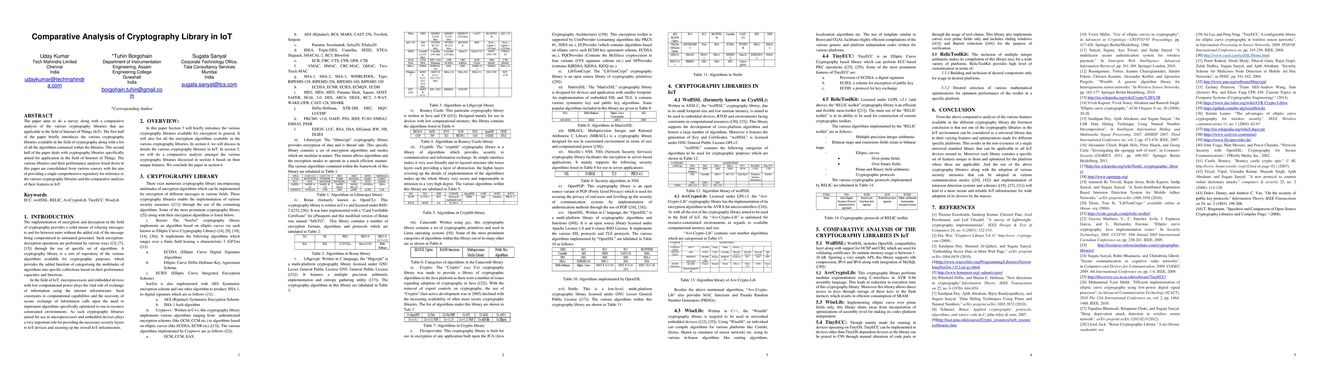 Thumbnail for Comparative Analysis of Cryptography Library in IoT