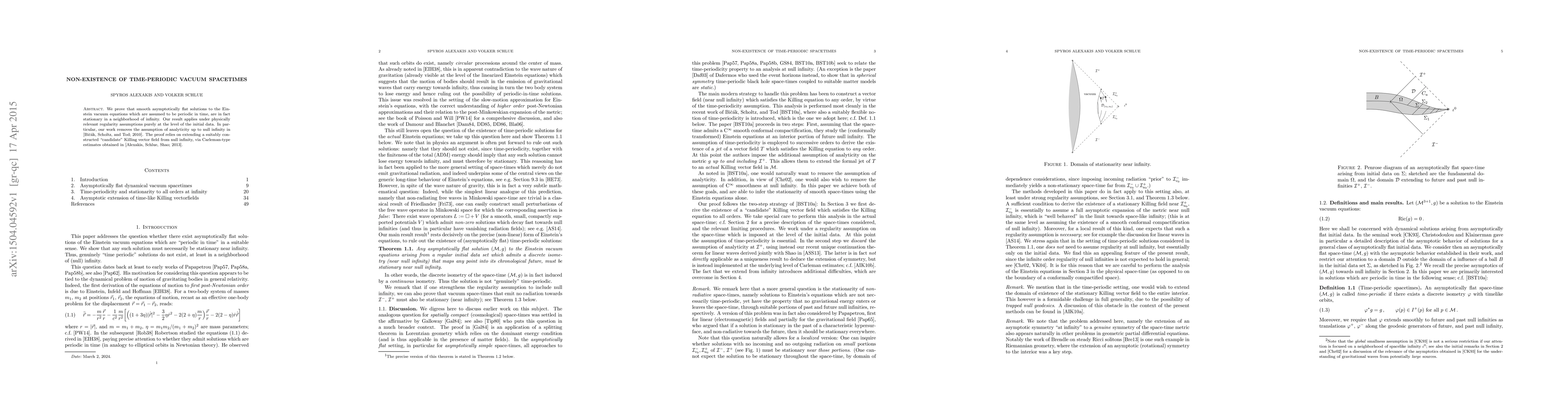 Thumbnail for Non-existence of time-periodic vacuum spacetimes