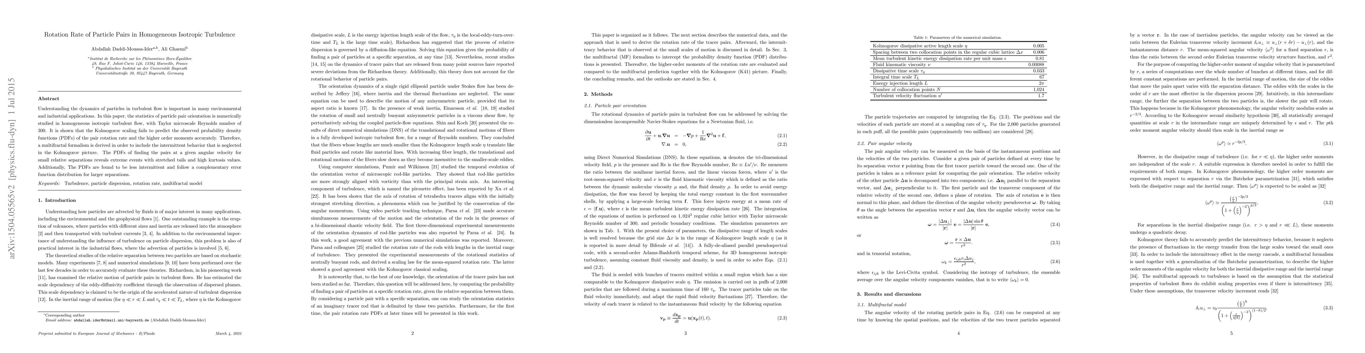 Thumbnail for Rotation Rate of Particle Pairs in Homogeneous Isotropic Turbulence