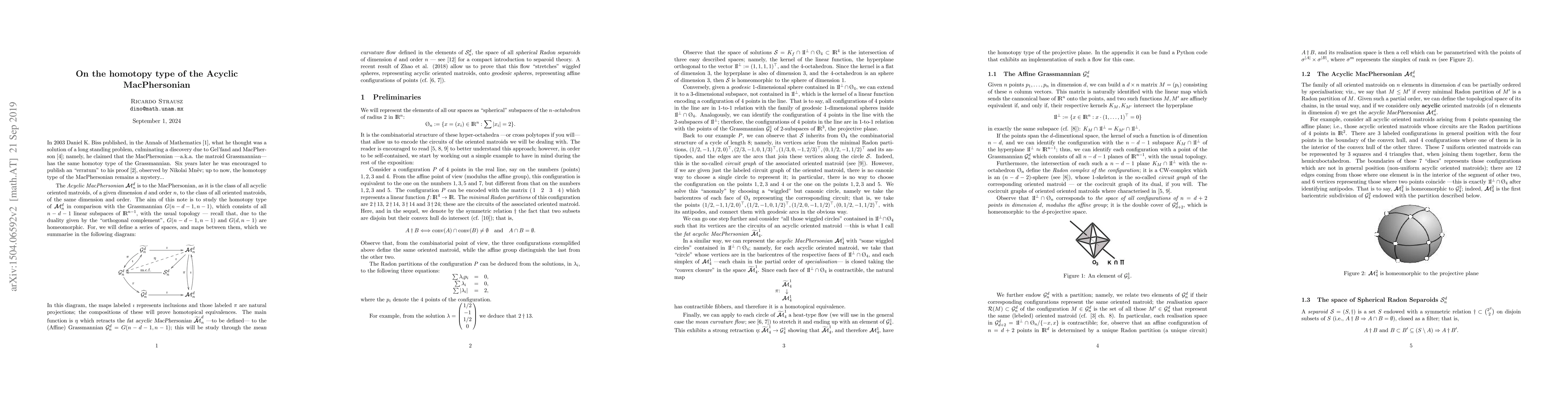 Thumbnail for On The Acyclic MacPhersonian