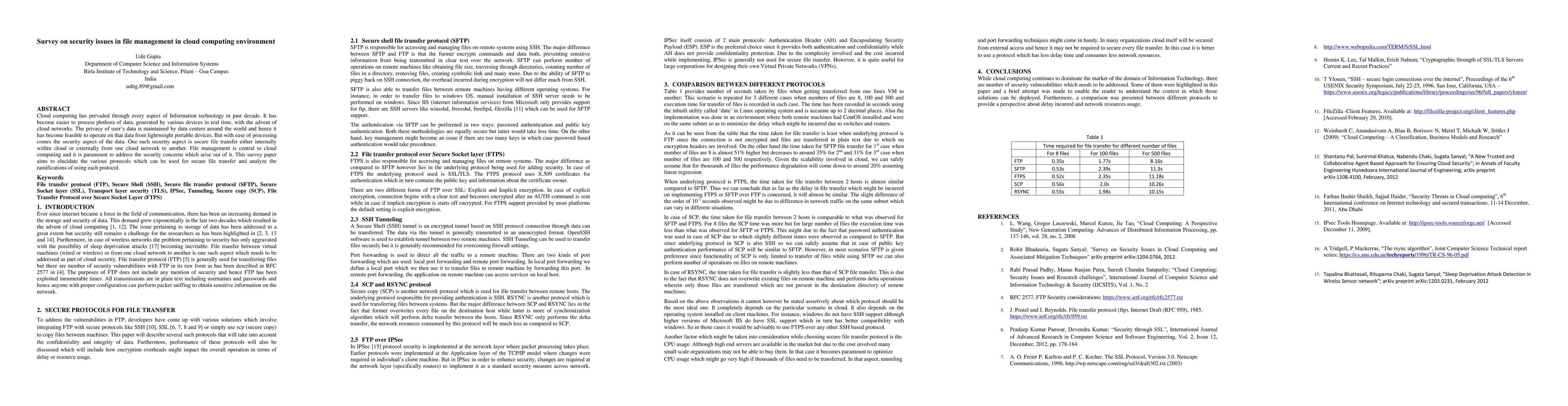 Thumbnail for Survey on security issues in file management in cloud computing
  environment