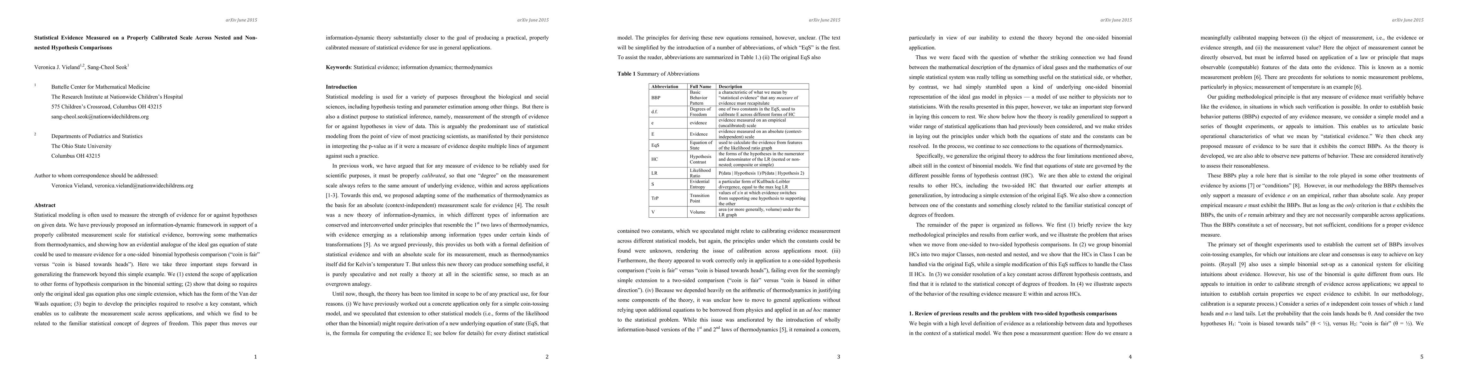 Thumbnail for Statistical Evidence Measured on a Properly Calibrated Scale Across
  Nested and Non-nested Hypothesis Comparisons