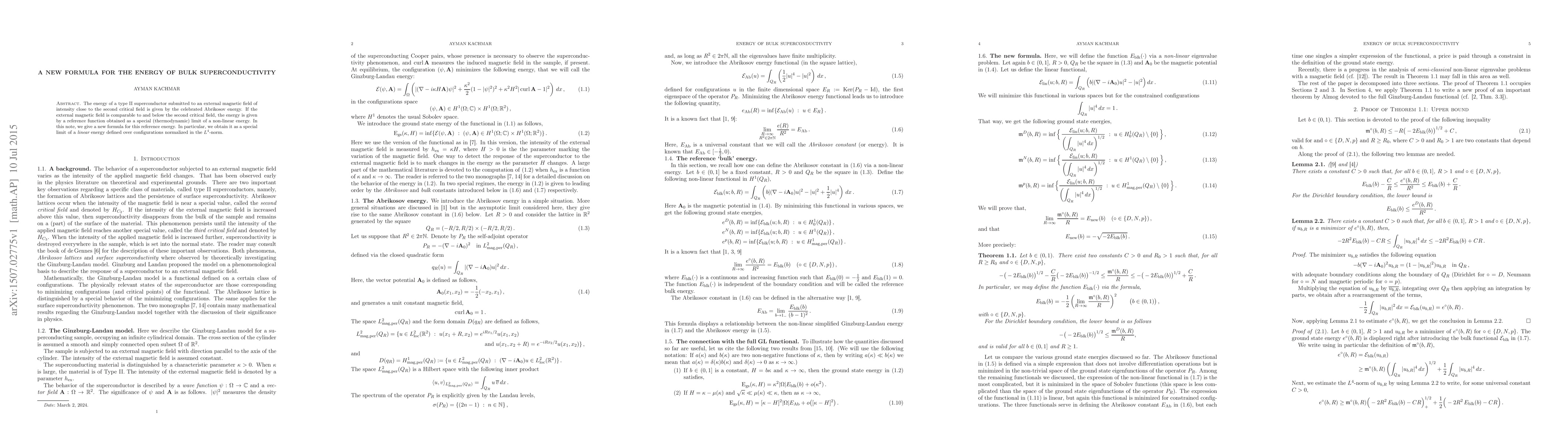 Thumbnail for A new formula for the energy of bulk superconductivity