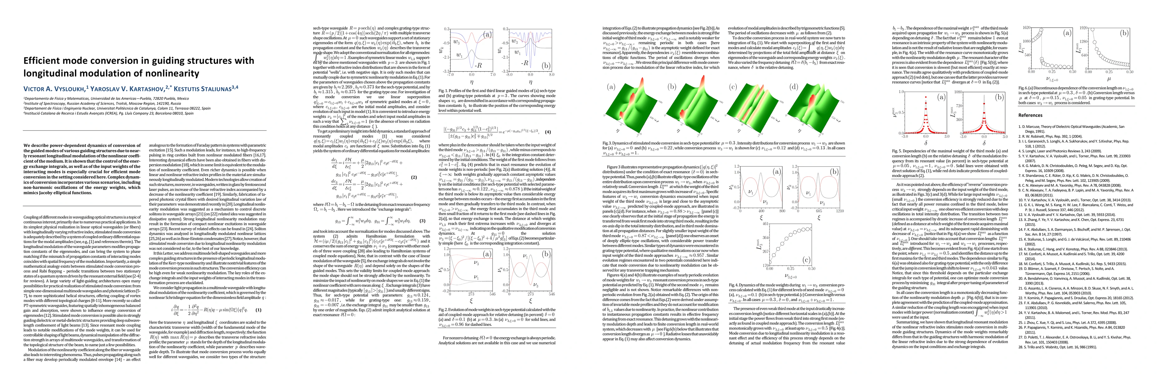 Thumbnail for Efficient mode conversion in guiding structures with longitudinal
  modulation of nonlinearity