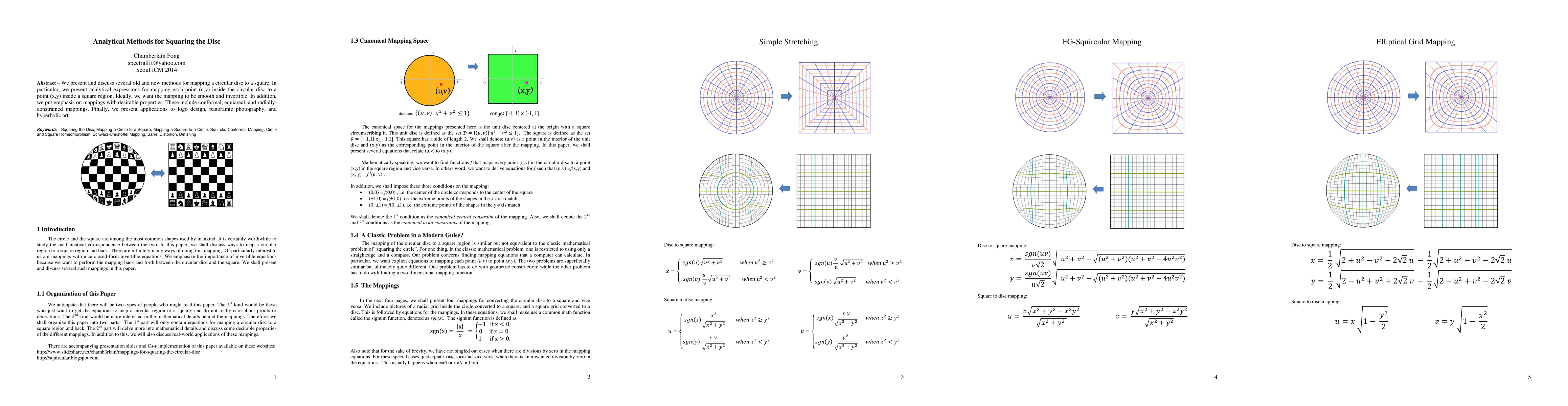 Thumbnail for Analytical Methods for Squaring the Disc