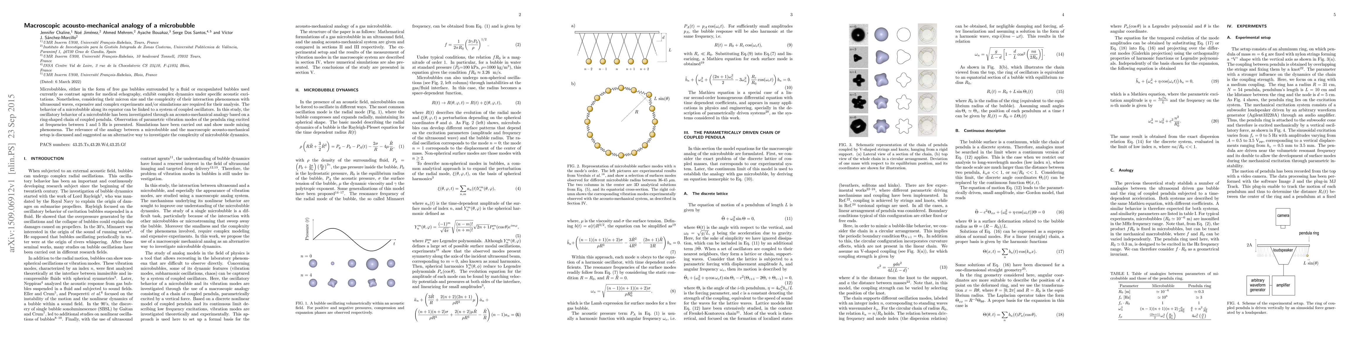 Thumbnail for Macroscopic acousto-mechanical analogy of a microbubble