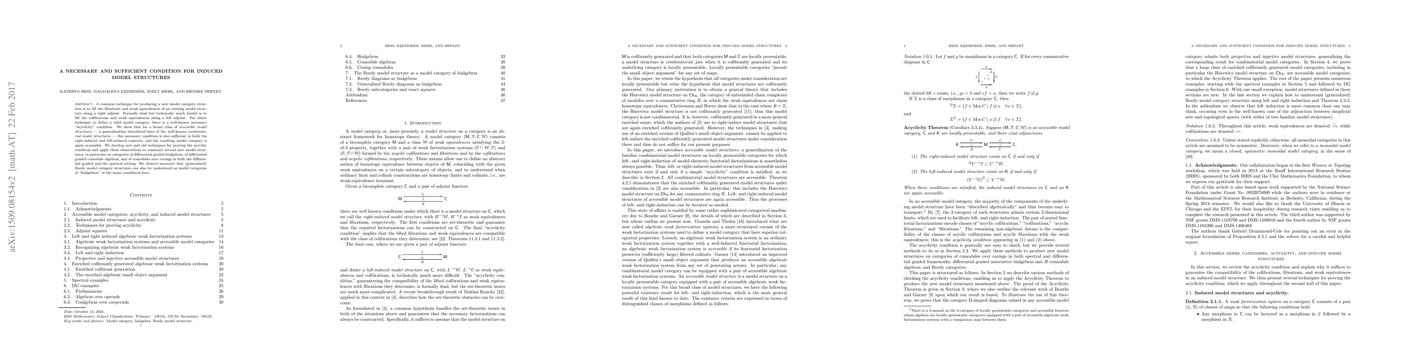 Thumbnail for A necessary and sufficient condition for induced model structures