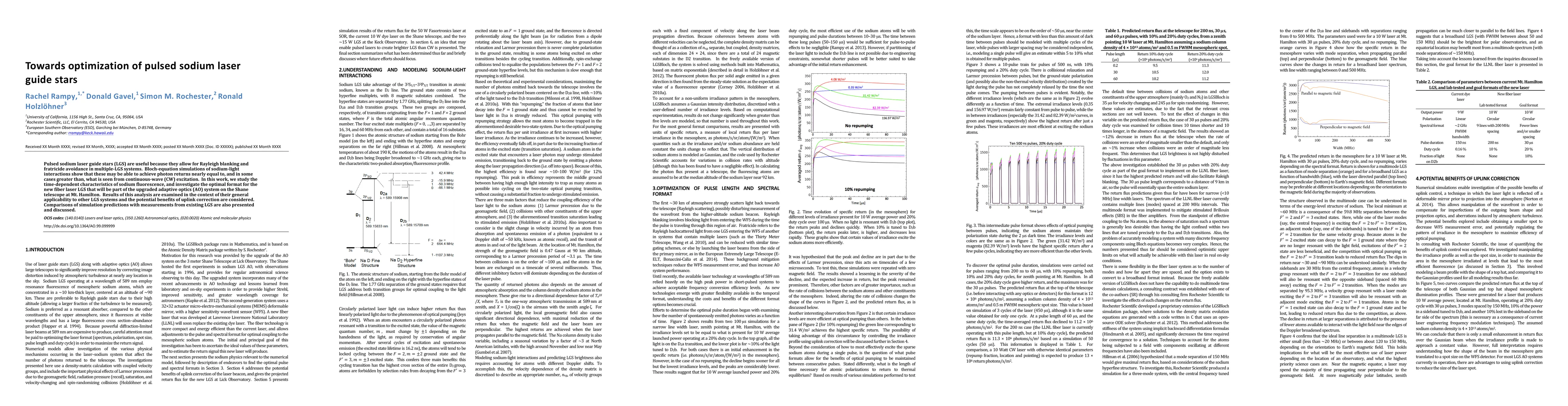 Thumbnail for Towards optimization of pulsed sodium laser guide stars