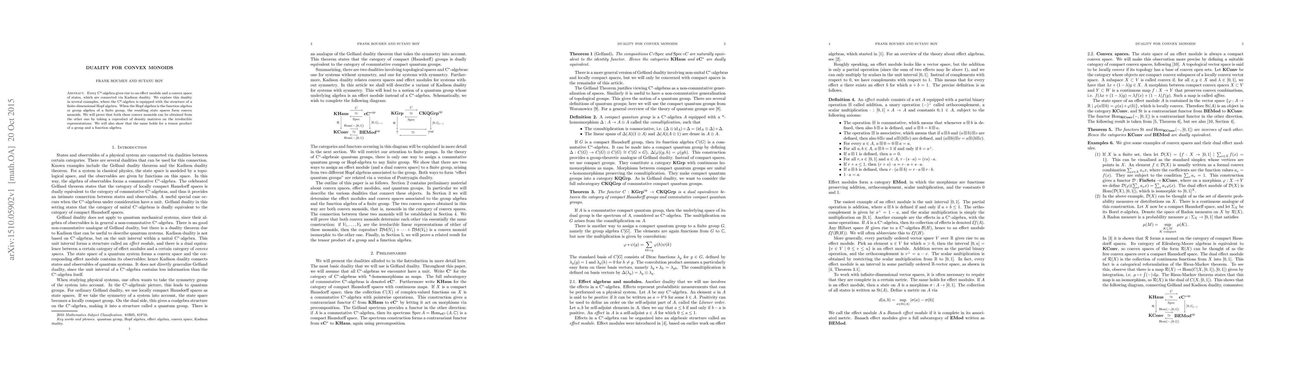 Thumbnail for Duality for convex monoids