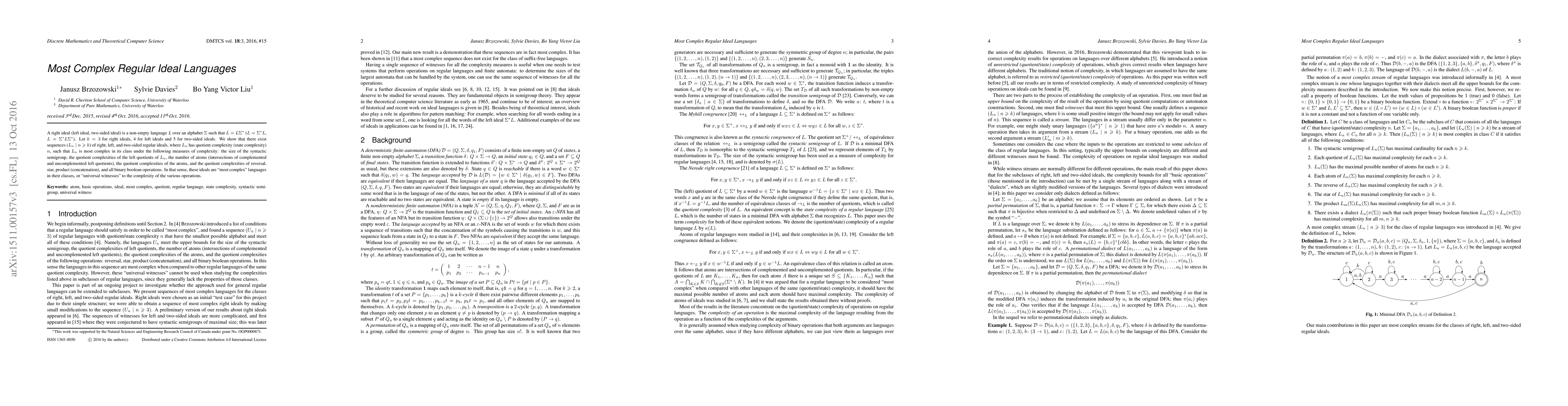 Thumbnail for Most Complex Regular Ideal Languages