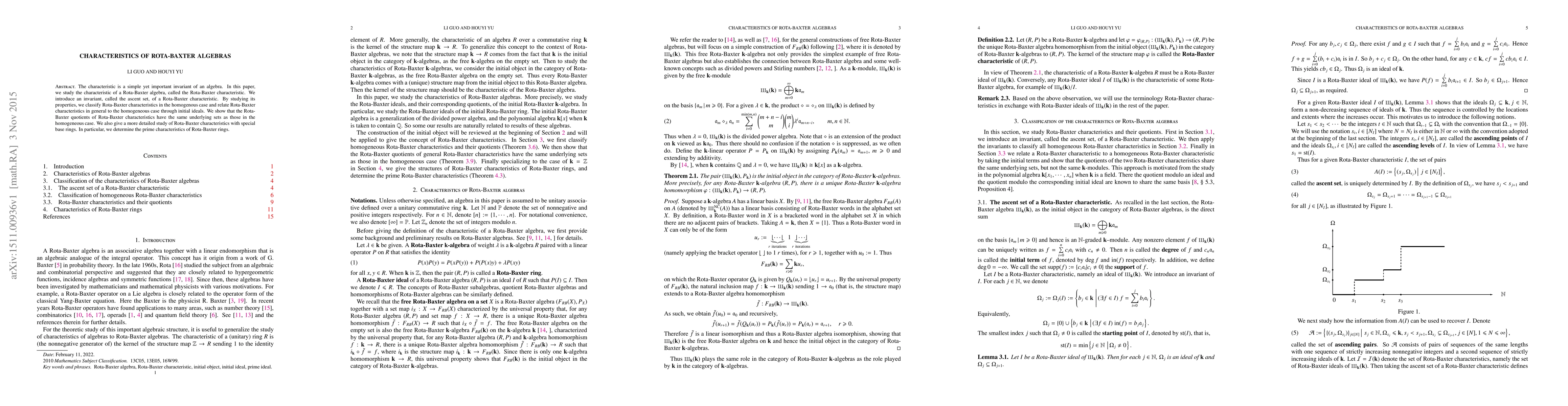 Thumbnail for Characteristics of Rota-Baxter Algebras