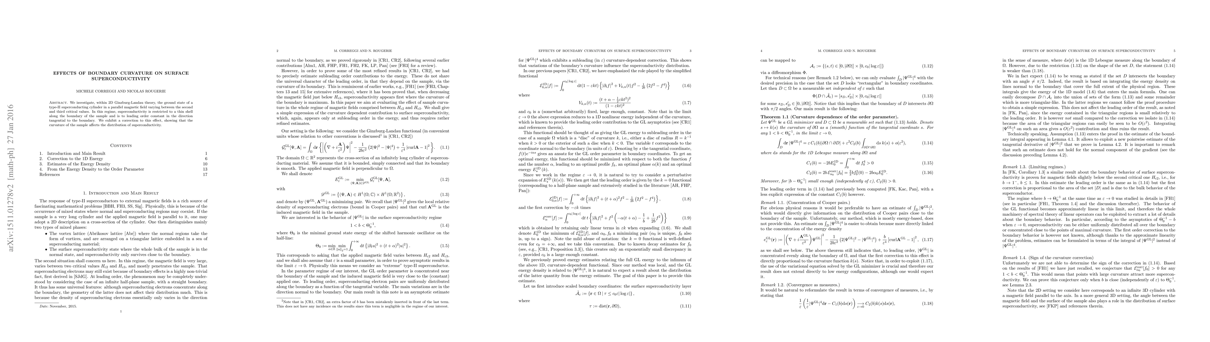 Thumbnail for Effects of boundary curvature on surface superconductivity