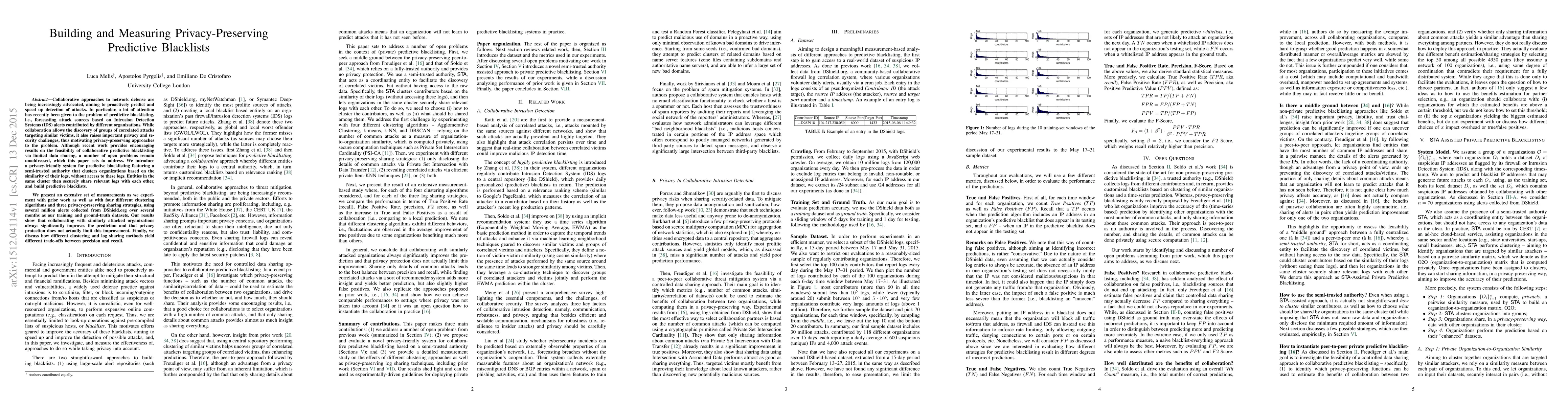 Thumbnail for Building and Measuring Privacy-Preserving Predictive Blacklists