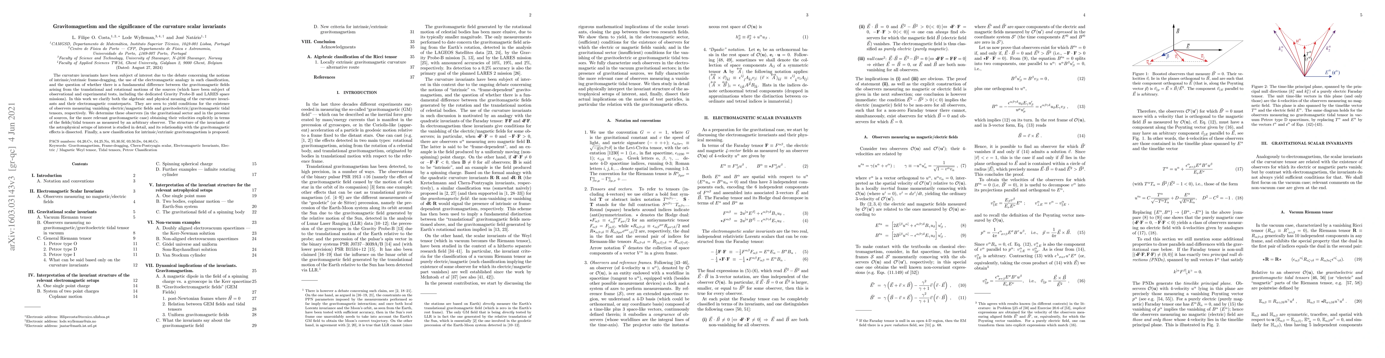 Thumbnail for Gravitomagnetism and the significance of the curvature scalar invariants