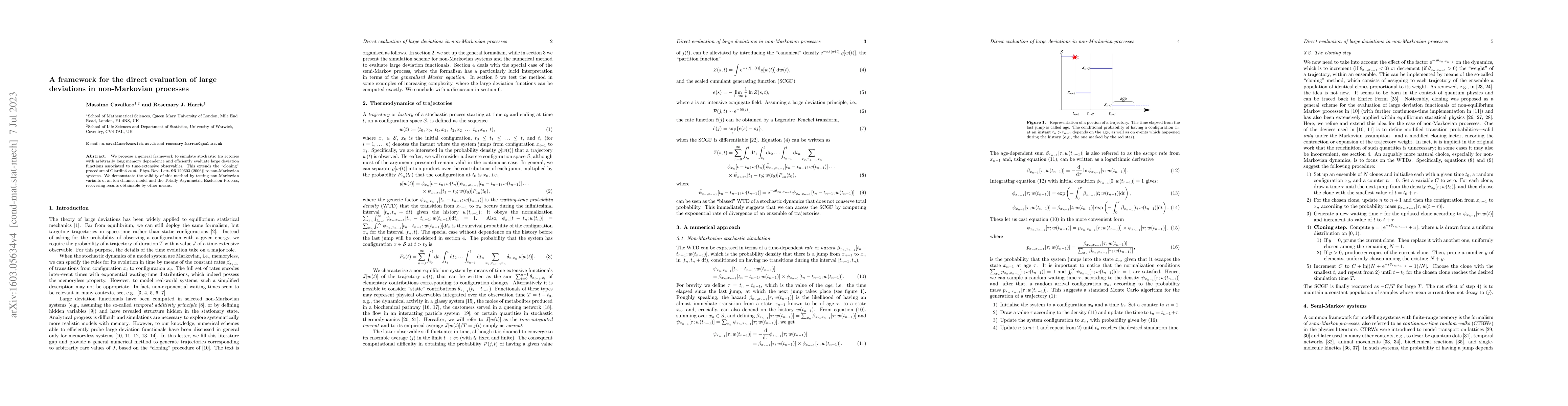 Thumbnail for A framework for the direct evaluation of large deviations in
  non-Markovian processes