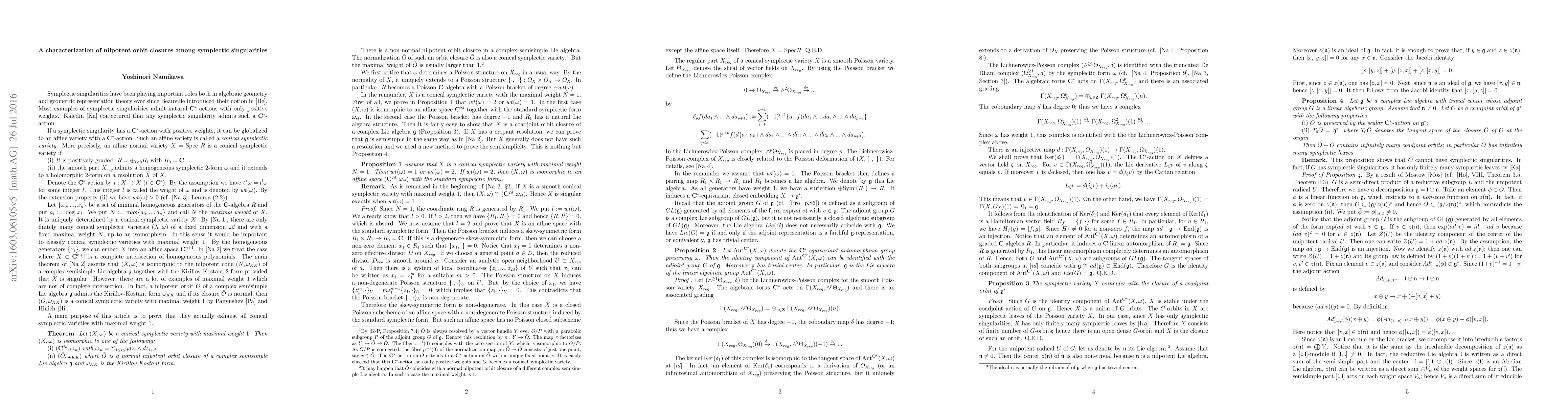Thumbnail for A characterization of nilpotent orbit closures among symplectic
  singularities