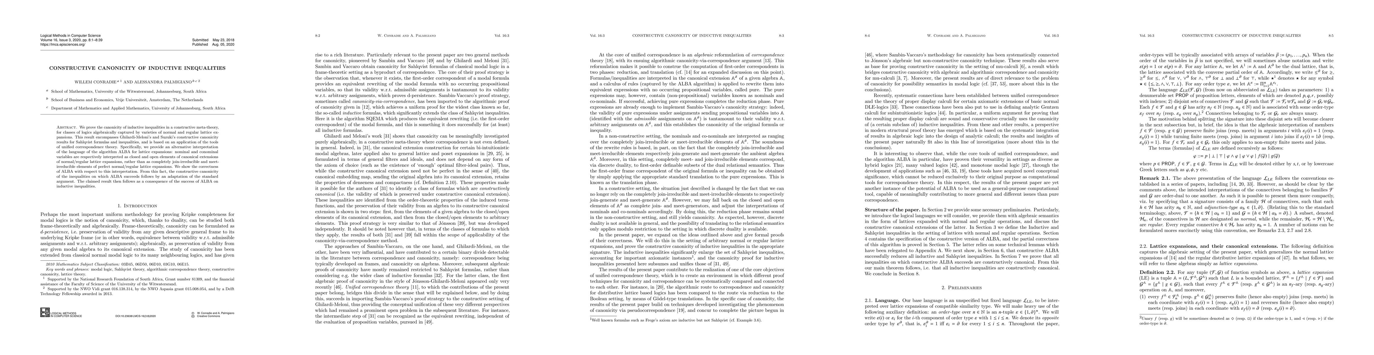 Thumbnail for Constructive Canonicity of Inductive Inequalities
