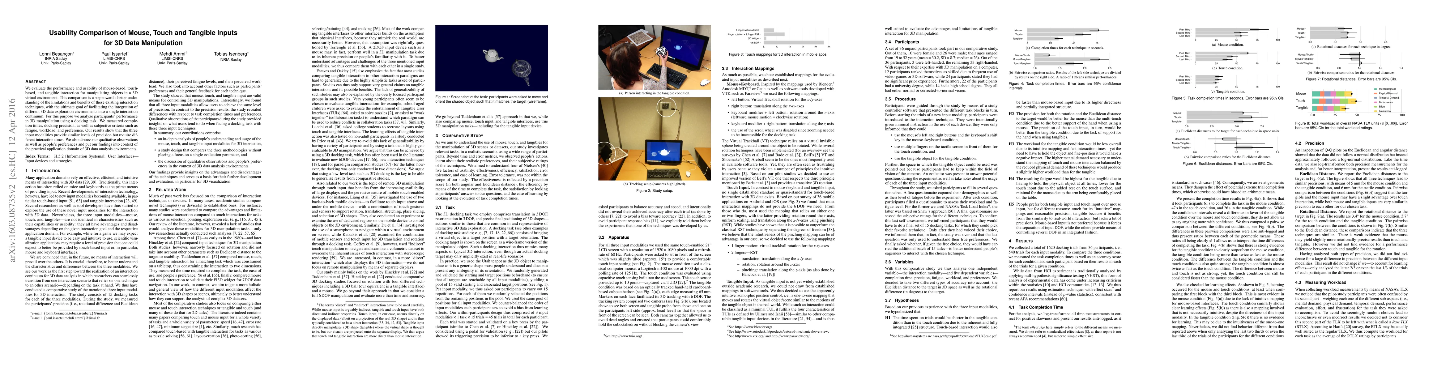 Thumbnail for Usability Comparison of Mouse, Touch and Tangible Inputs for 3D Data
  Manipulation