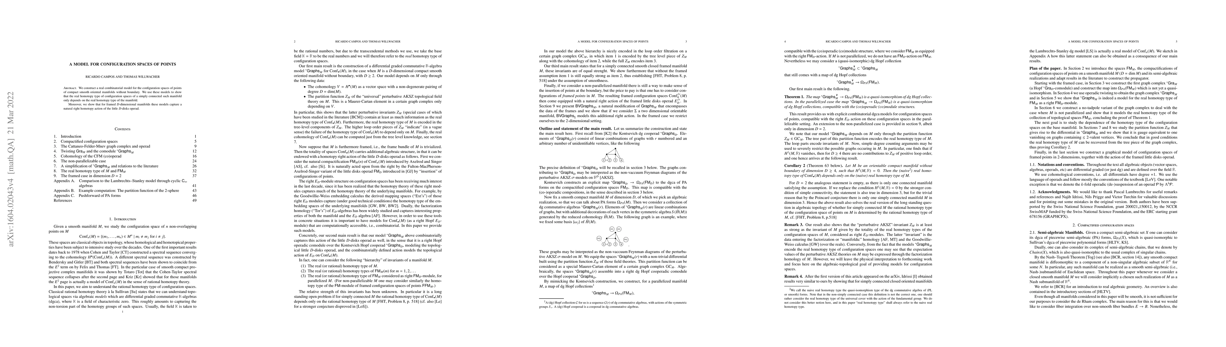 Thumbnail for A model for configuration spaces of points