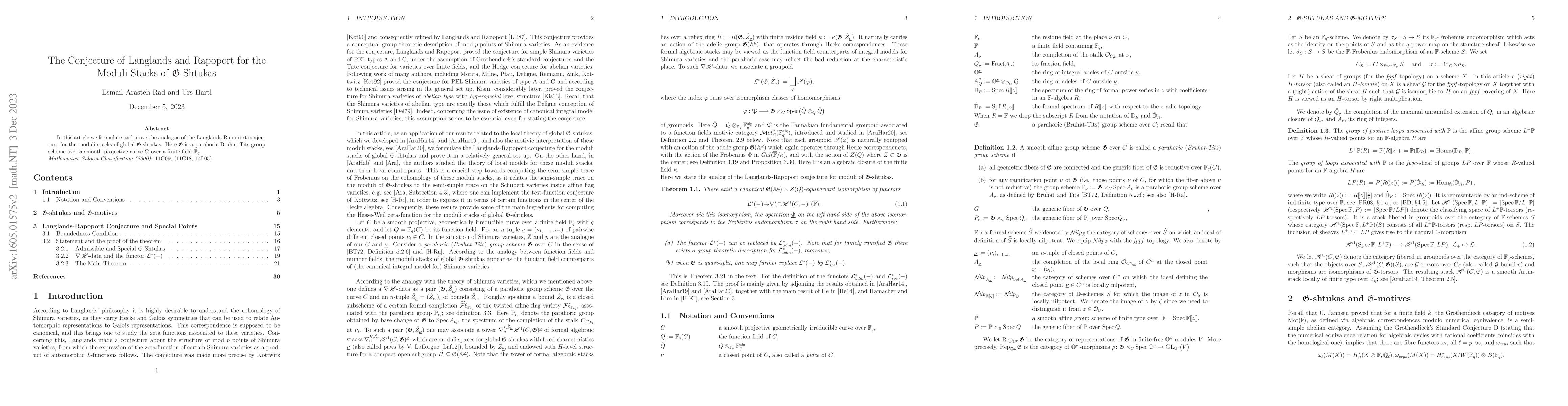 Thumbnail for Langlands-Rapoport Conjecture Over Function Fields