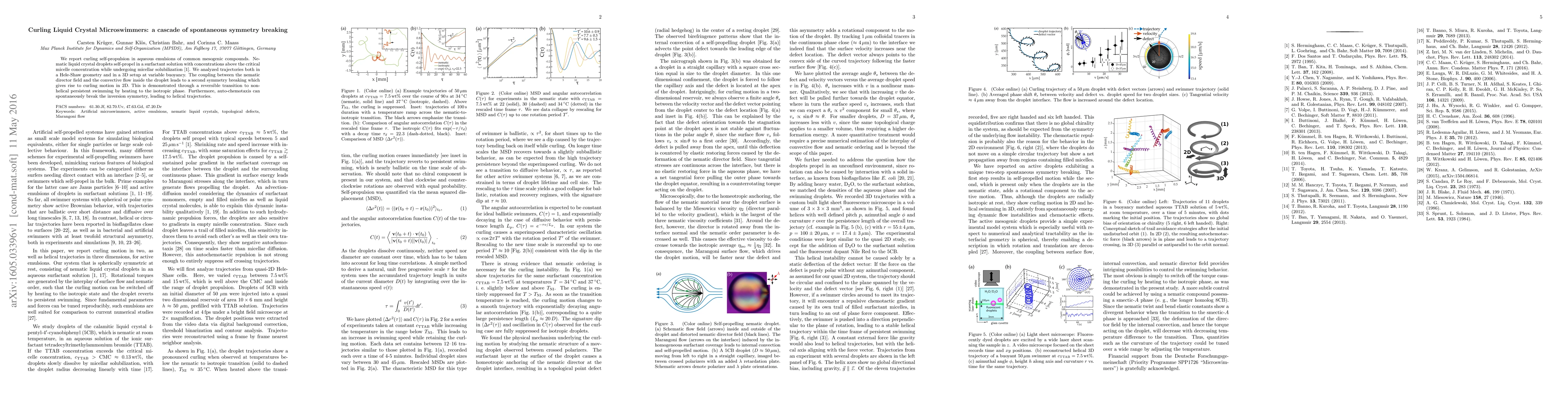 Thumbnail for Curling Liquid Crystal Microswimmers: a cascade of spontaneous symmetry
  breaking