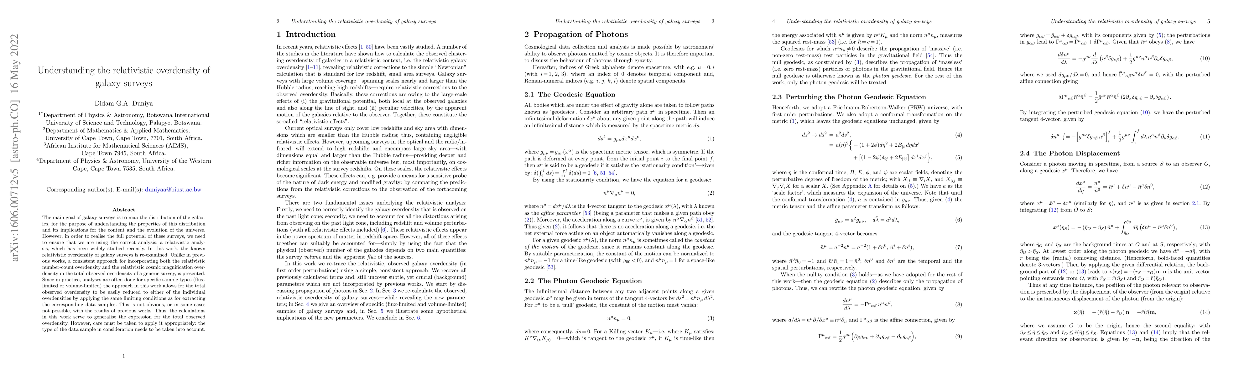 Thumbnail for Understanding the relativistic overdensity of galaxy surveys