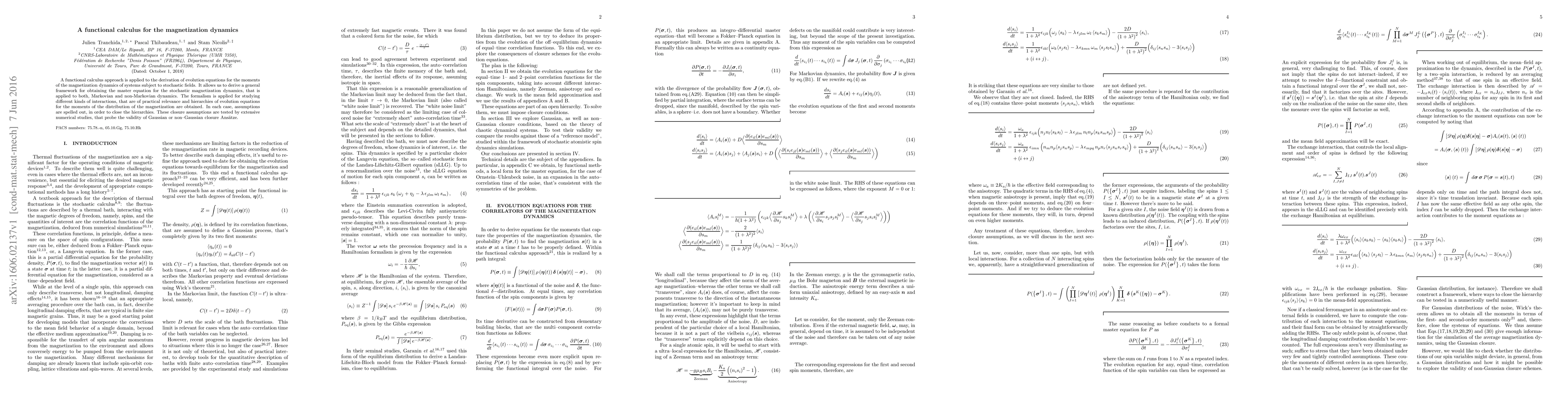 Thumbnail for A functional calculus for the magnetization dynamics